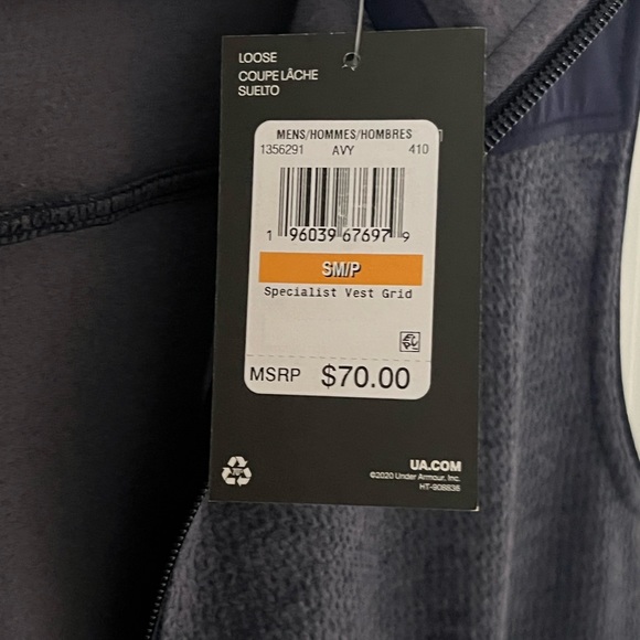 NEW! Men’s Under Armour Specialist Vest - Picture 3 of 7